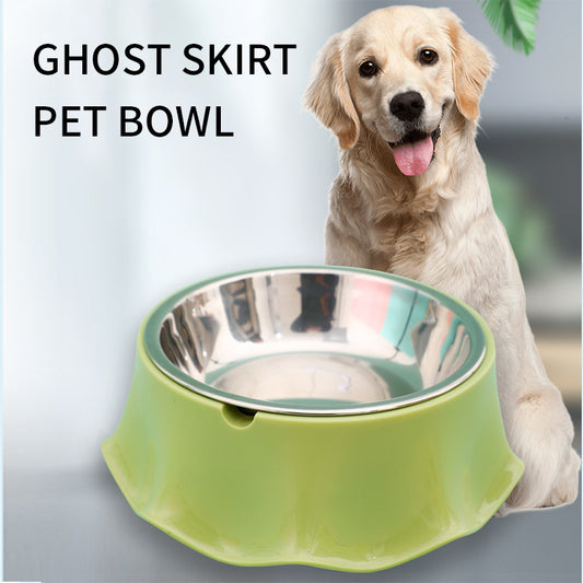 Durable Non-Slip Stainless Steel Pet Feeding Bowl - Perfect for Cats and Dogs, with Insulated, Heavy-Duty Rubber Bottom - Jinus Emporium