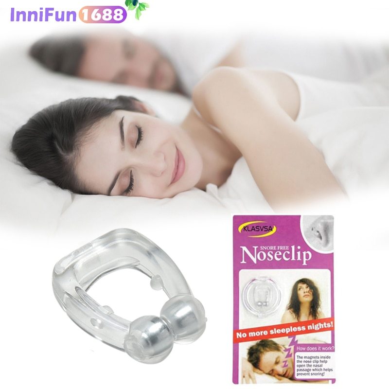 Quiet Nights, Restful Sleep: Silicone Magnetic Anti-Snore Nose Clip for Snore Relief - Jinus Emporium