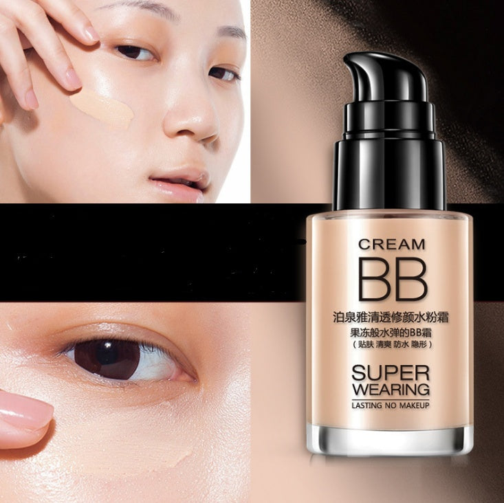 Radiant Hydration: Sleek Nude Makeup BB Cream for Clear, Moisturized Skin