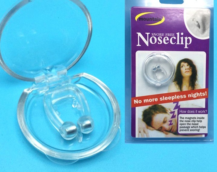 Quiet Nights, Restful Sleep: Silicone Magnetic Anti-Snore Nose Clip for Snore Relief