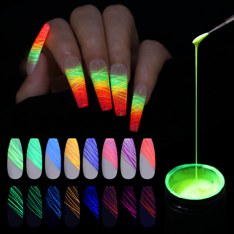Luminous Spider Nail Gel: UV Nail Polish for Stunning Manicures
