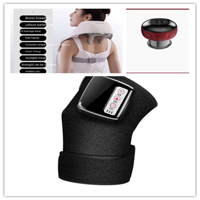Revitalize Your Joints: Electric Infrared Heating Knee Massager Wrap with Vibration Therapy for Targeted Pain Relief