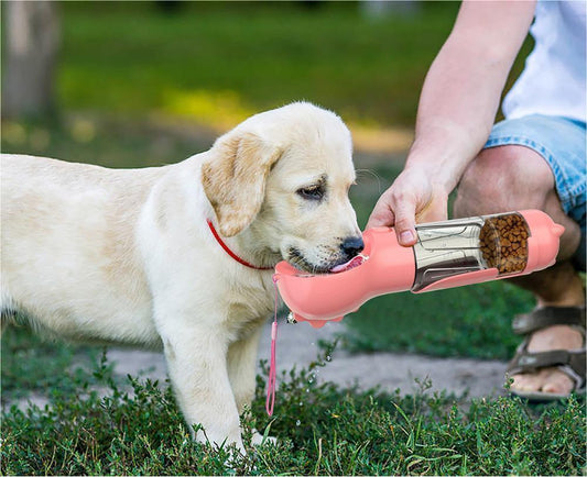 Keep Your Pet Hydrated on the Go with Our 3-in-1 Pet Water Bottle Feeder - Jinus Emporium