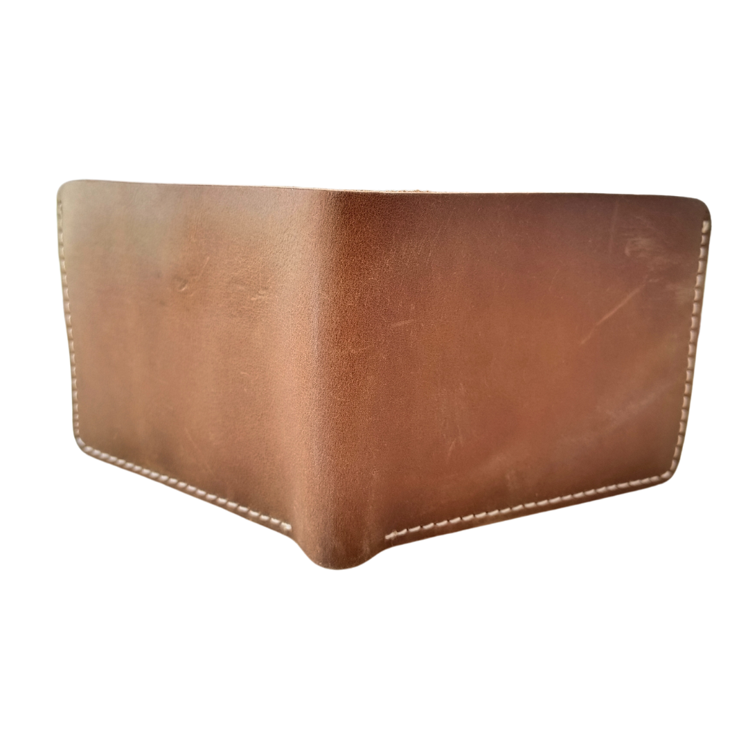 JINUS Brown Leather Men's Wallet