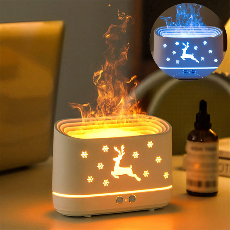 Create a Cozy Atmosphere with Our Elk Flame Humidifier Diffuser