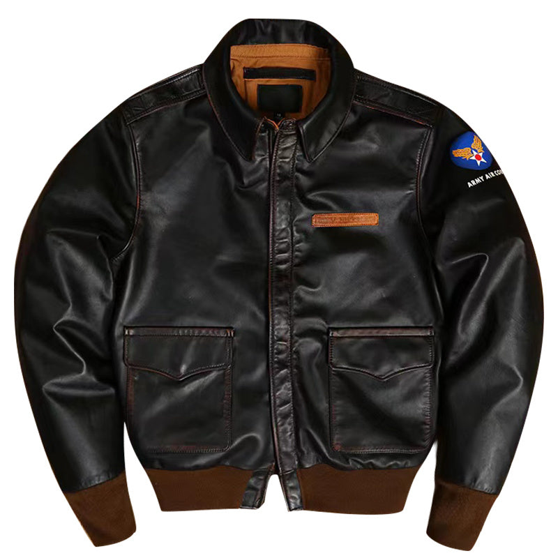 American Casual Biker Leather Jacket