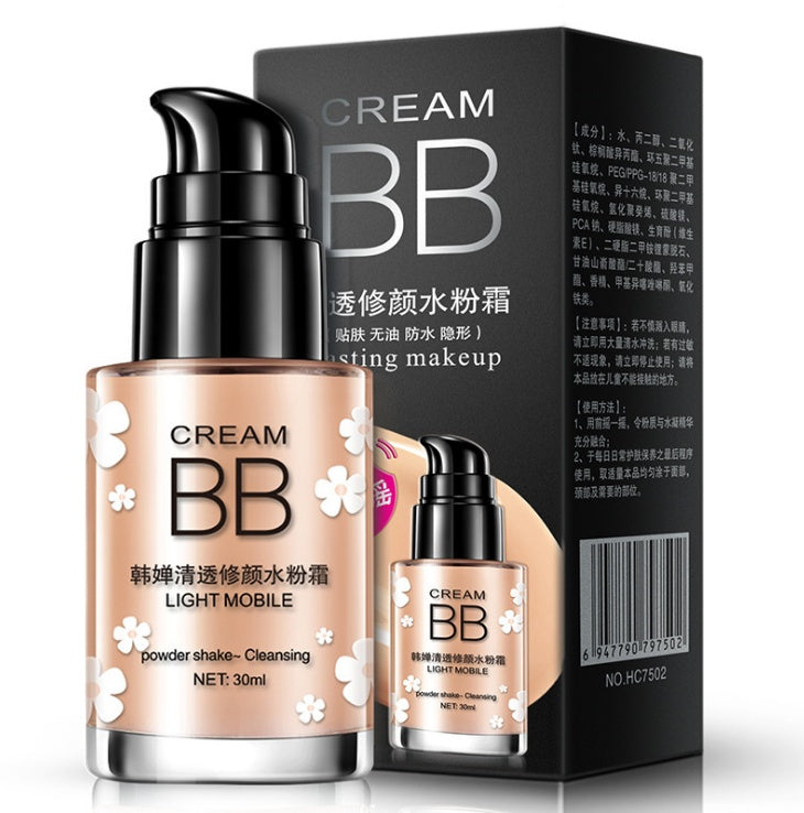 Radiant Hydration: Sleek Nude Makeup BB Cream for Clear, Moisturized Skin
