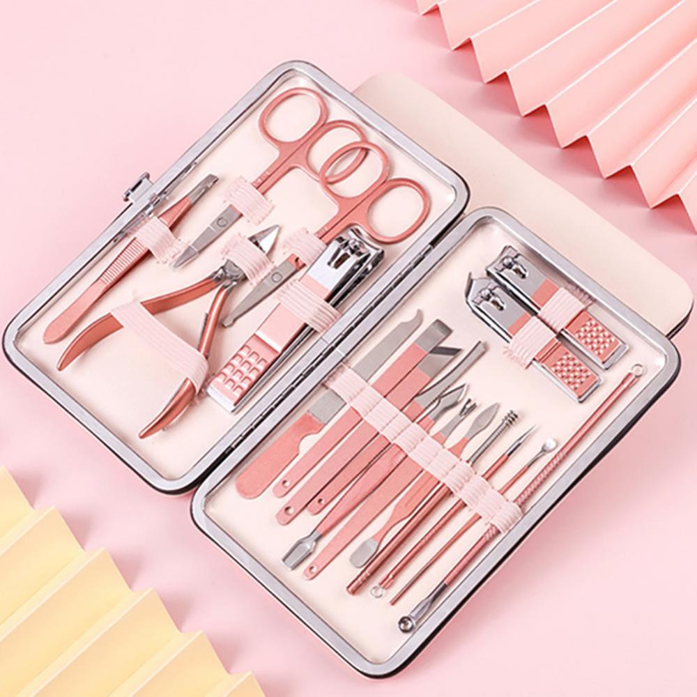 Premium Professional Nail Care Set: Scissors, Clippers, Ear Spoon, Dead Skin Pliers, Pedicure Knife, and More - Manicure Kit