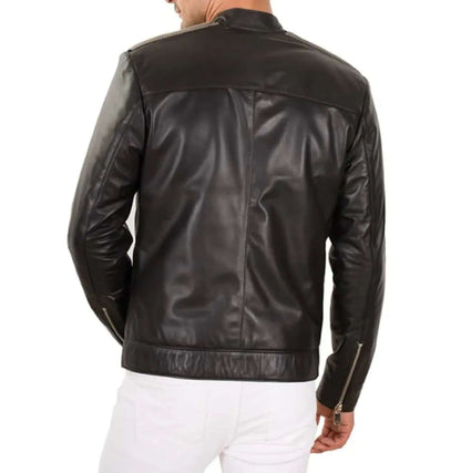 Unveiling Elegance: JINUS Limited Edition Men's Leather Jacket! 