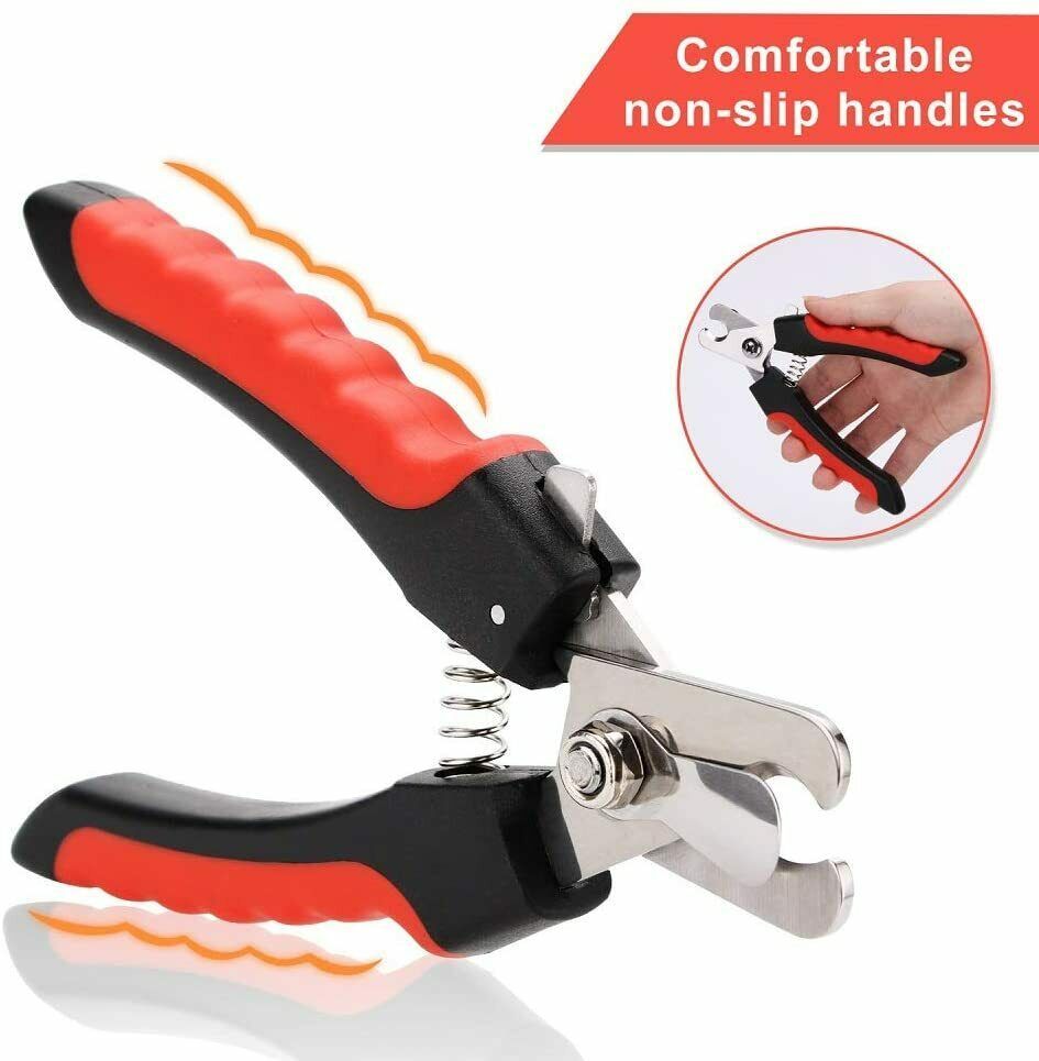 Precision Paw Care: Dog Nail Clippers with Safety Guard Razor for Pet Grooming - Jinus Emporium