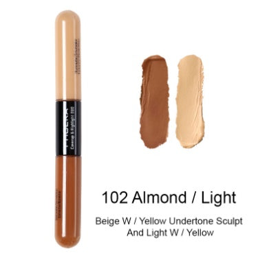 Dual-Action Brilliance: Natural Color Brightening Liquid Concealer for All Skin Types