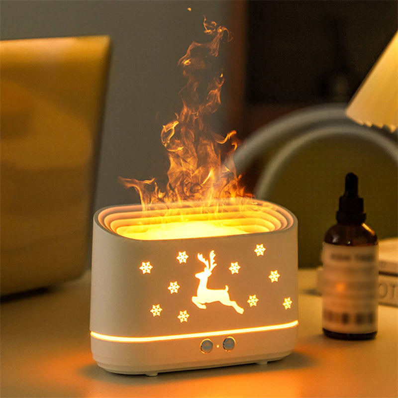 Create a Cozy Atmosphere with Our Elk Flame Humidifier Diffuser