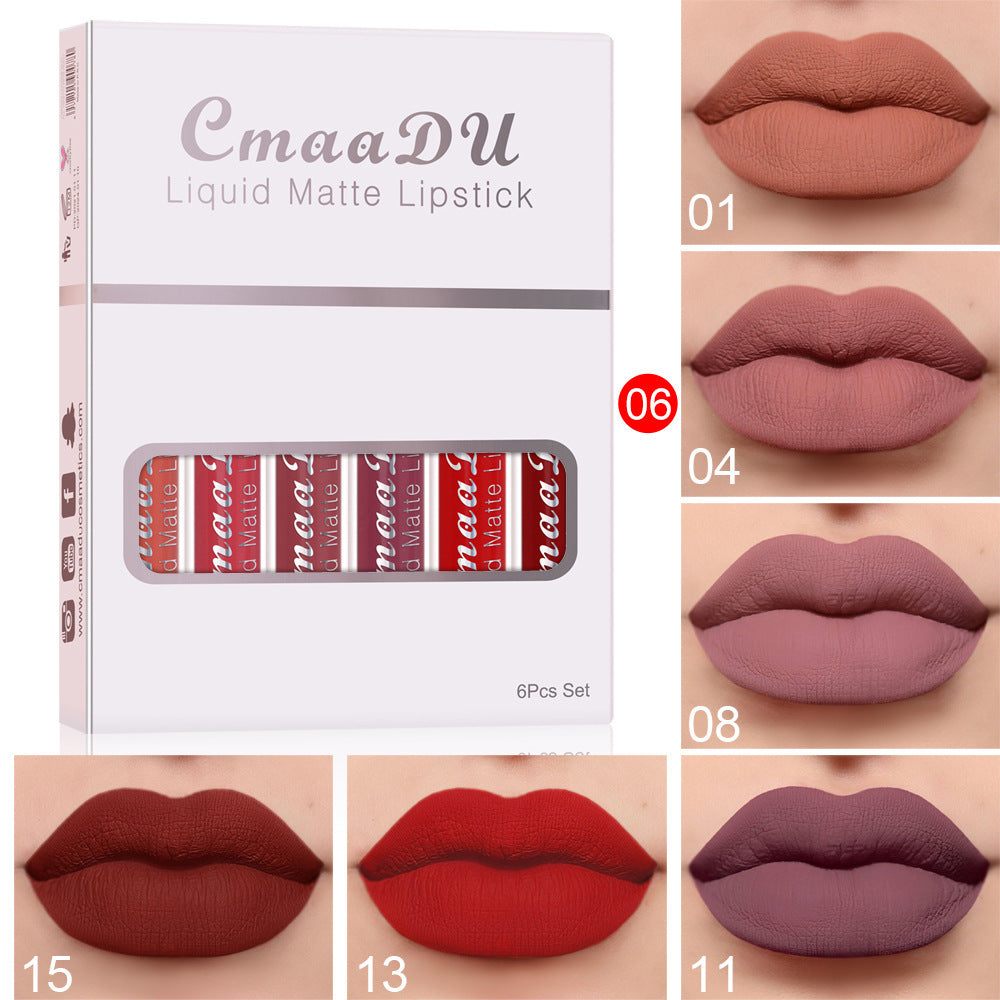 Discover Lasting Glamour: 6 Boxes of Matte, Waterproof Lipsticks for Iconic Beauty